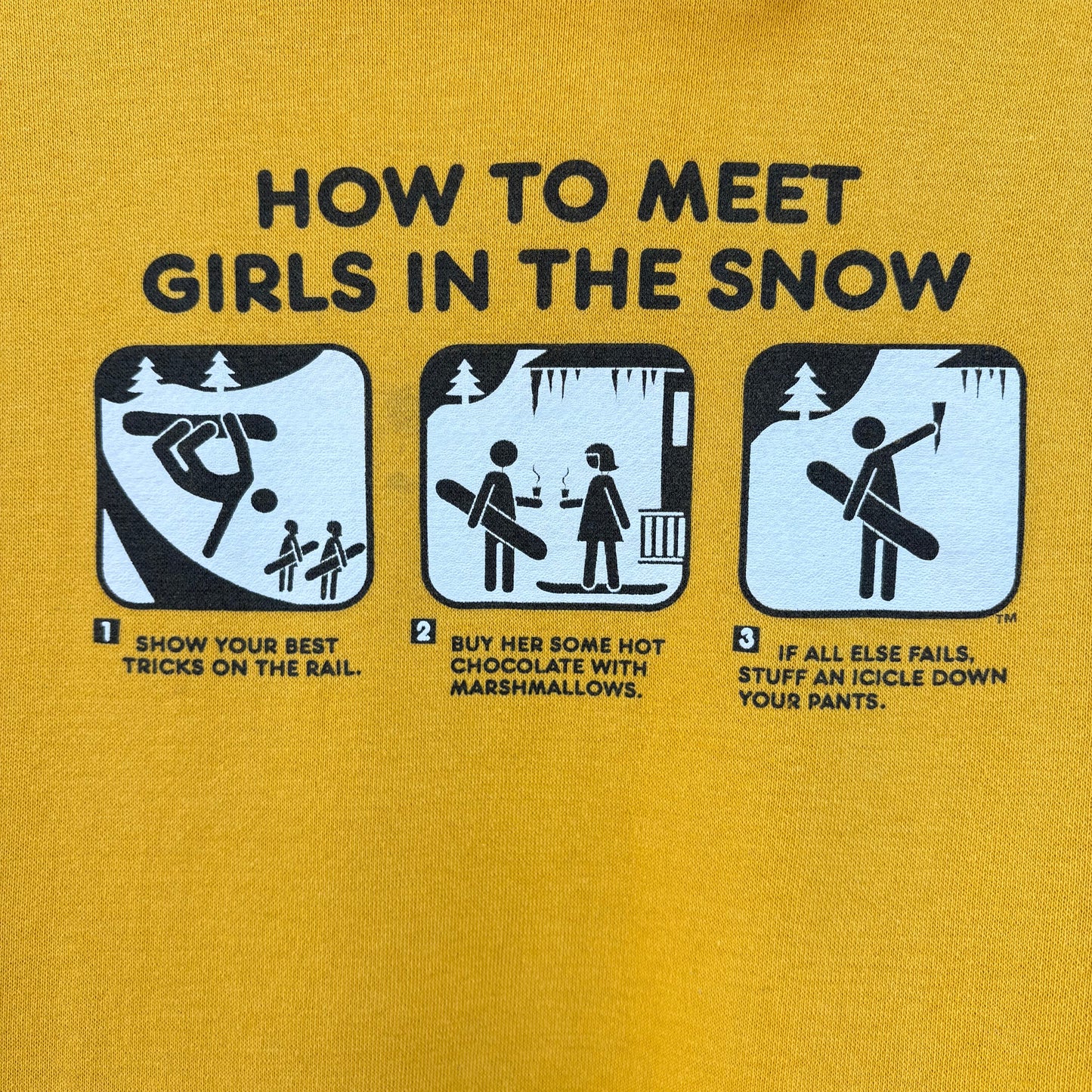 Vintage "Girls in the Snow" Hoodie - L