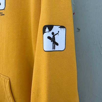 Vintage "Girls in the Snow" Hoodie - L