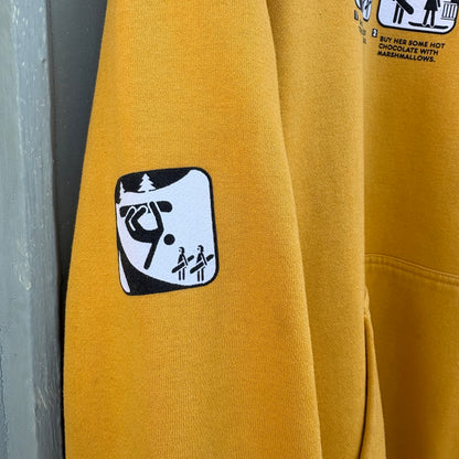 Vintage "Girls in the Snow" Hoodie - L